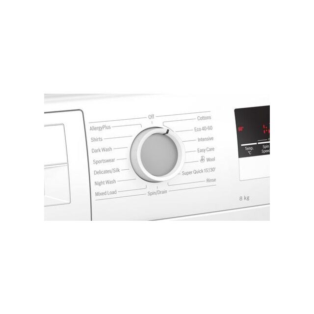 Bosch WAN28281GB 8kg 1400 Spin Washing Machine - White - A+++ Energy Rated