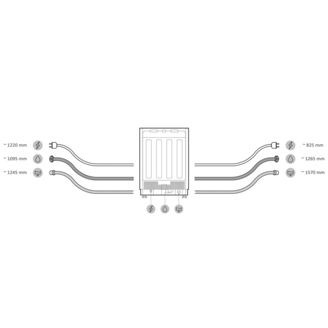 Haier XF 6B2M3BX-80 Dishwasher - Silver - 16 Place Settings