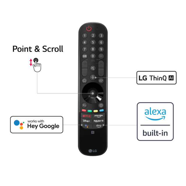 LG OLED65C26LD_AEK 65inch 4K OLED Smart TV with Voice Assistants