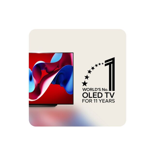 Lg OLED83C44LA.AEK 83inch 4K OLED Evo C4 Smart TV - Umber Brown