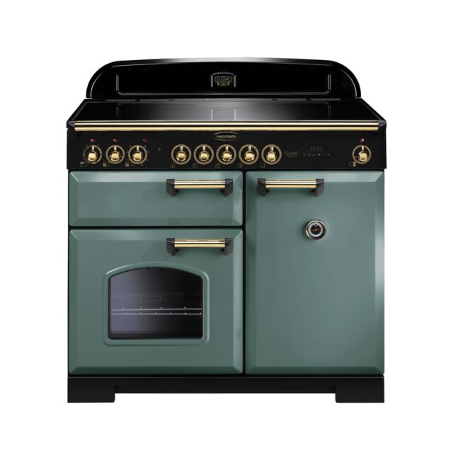 Rangemaster CDL100EIMG/B 129560 CLASSIC DL 100 IND. MINERAL GREEN/BRASS