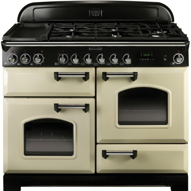 Rangemaster CDL110DFFCR/C 79790 CLASSIC DL 110 DF CREAM CHROME