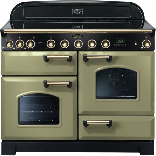 Rangemaster CDL110EIOG/B 114550 CLASSIC DL 110 IND. OLIVE GREEN BRASS
