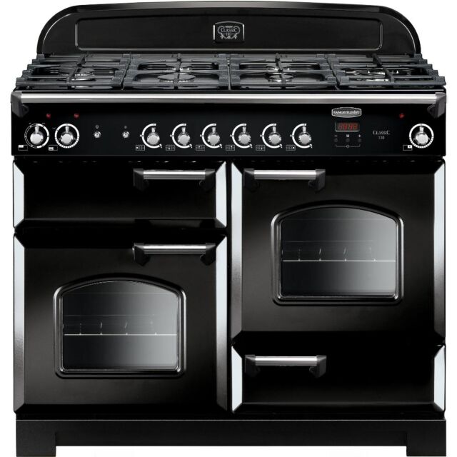 Rangemaster CLA110DFFBL/C 116780 CLASSIC 110 DF BLACK CHROME