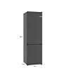 Bosch KGN39OCAFG 60cm 70/30 No Frost Fridge Freezer