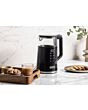 Haden 1.7L Black Touch Screen Glass Kettle with Safety Features