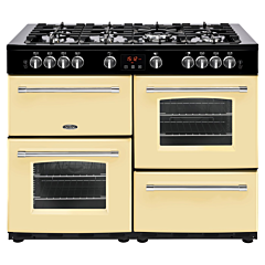 Belling 444411740  X110G 110cm Gas Rangecooker with Double Oven and Gas Hob - Cream