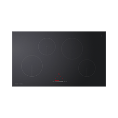 Fisher & Paykel 90cm Induction Hob in Black Glass
