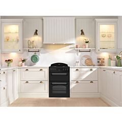 Leisure CLB60GCK Classic Double Oven Gas Cooker In Black 