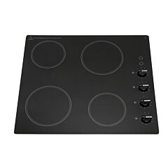 Montpellier CKH61 Ceramic Electric Hob With Side Controls 