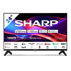Sharp 1T-C24FH2KL2AB 1T-C24FH2KL2AB 24" HD Ready LED Android Smart TV Chromecast
