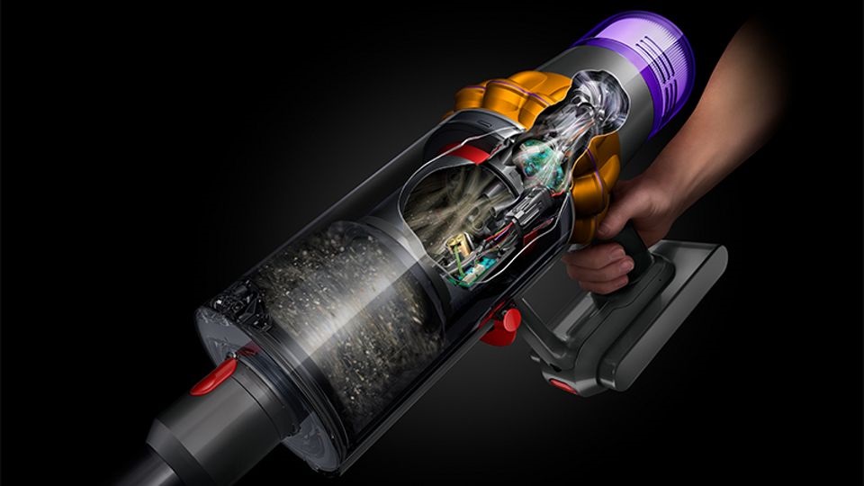 The HEPA post-motor filter.